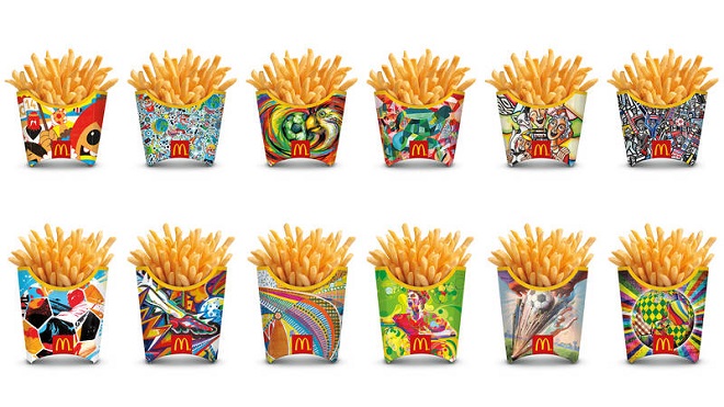 McDonald's change les boxs de ses frites au Brésil