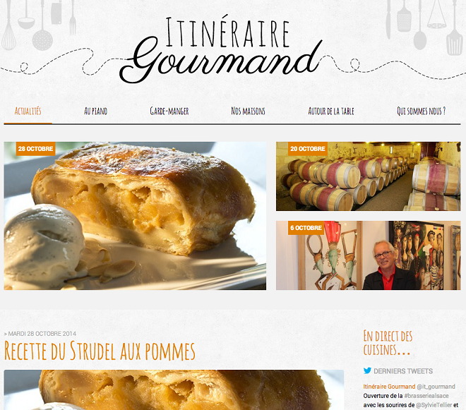 Blog Itinéraire Gourmand